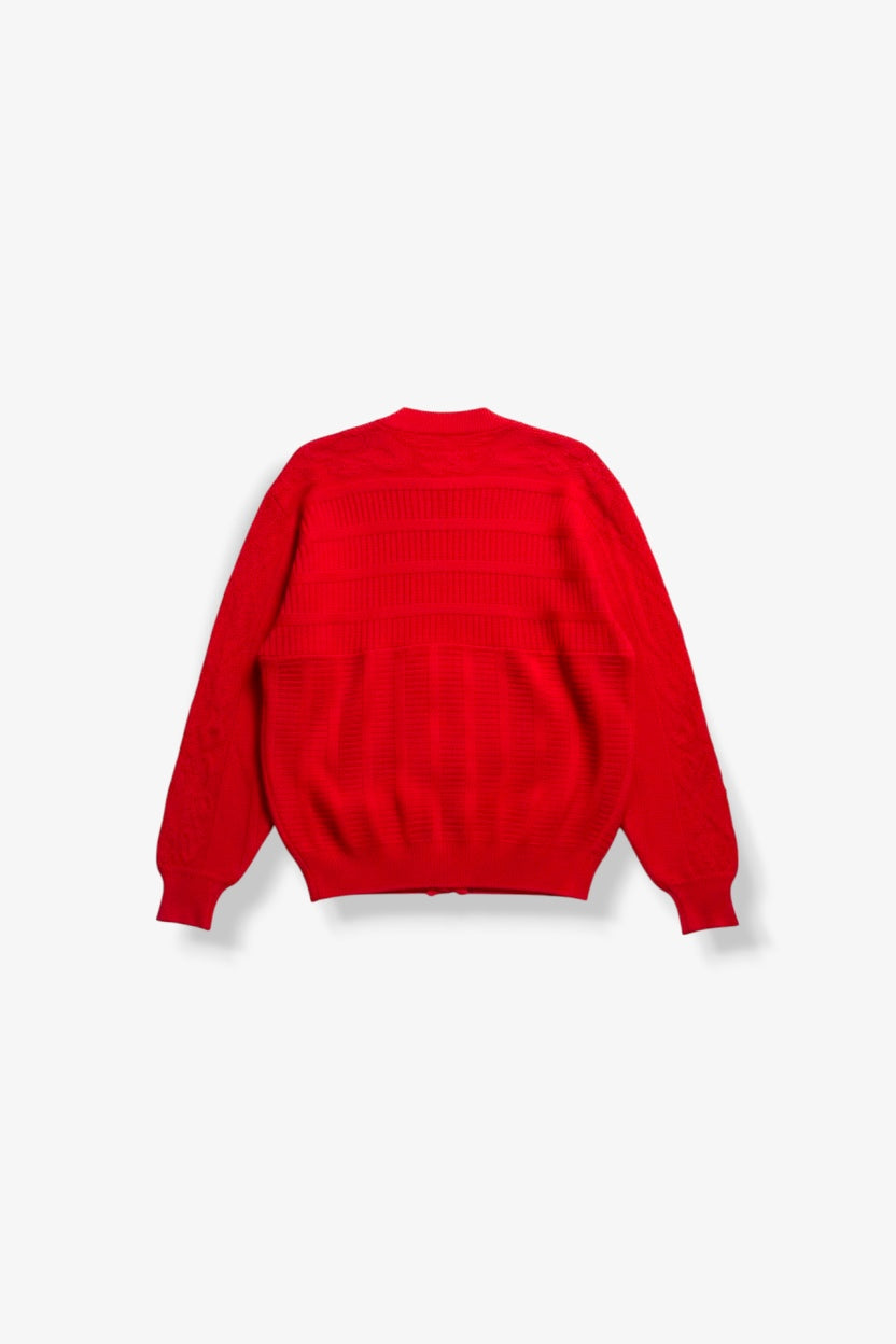 Cardigan Red Jacket