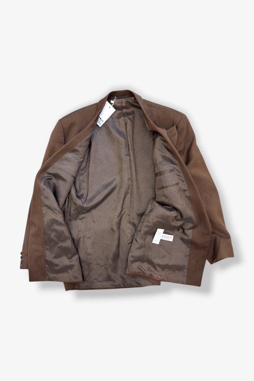 Brown Double Breasted Blazer