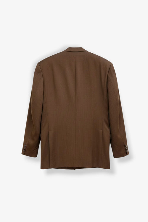 Brown Double Breasted Blazer