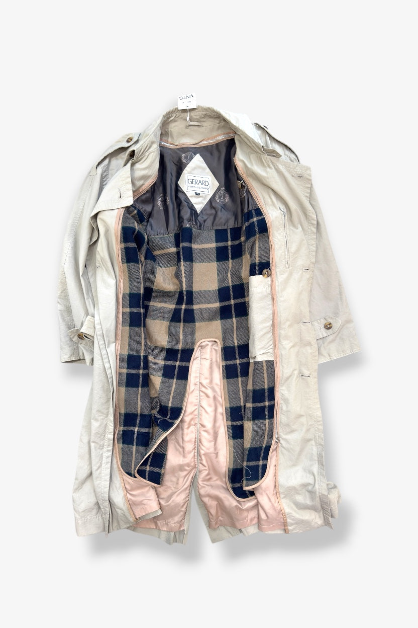 Dark Cream Trench Coat