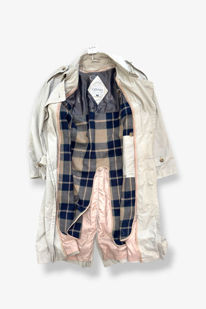 Dark Cream Trench Coat