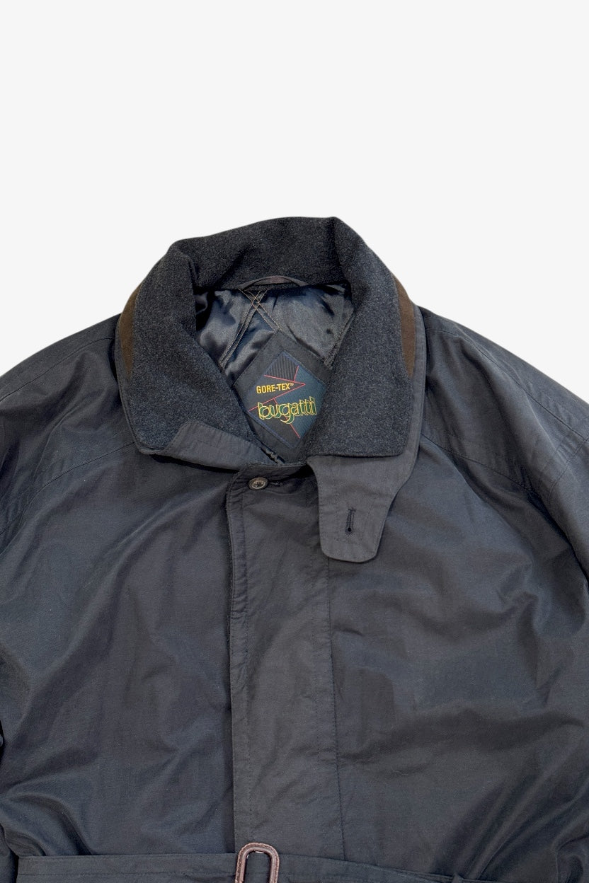 Bugatti Dark Gray Trench Coat