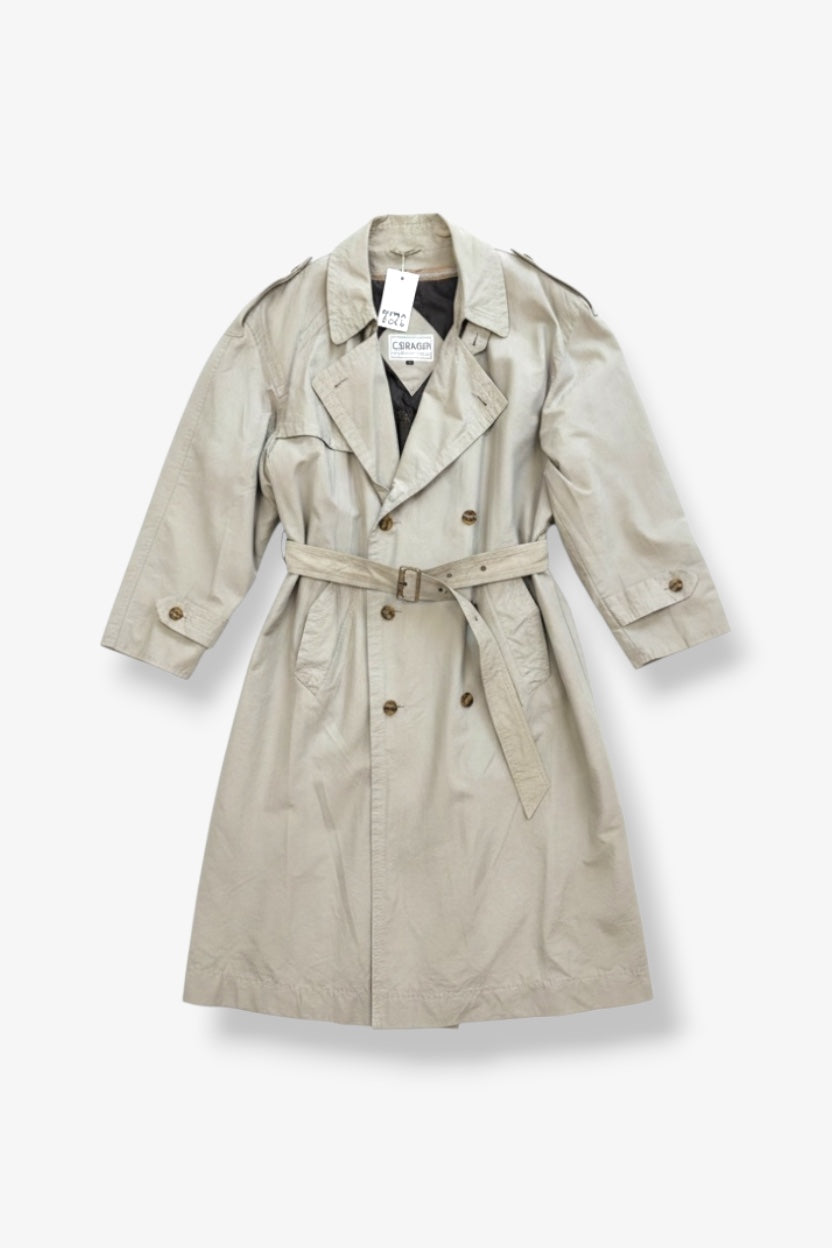 Dark Cream Trench Coat