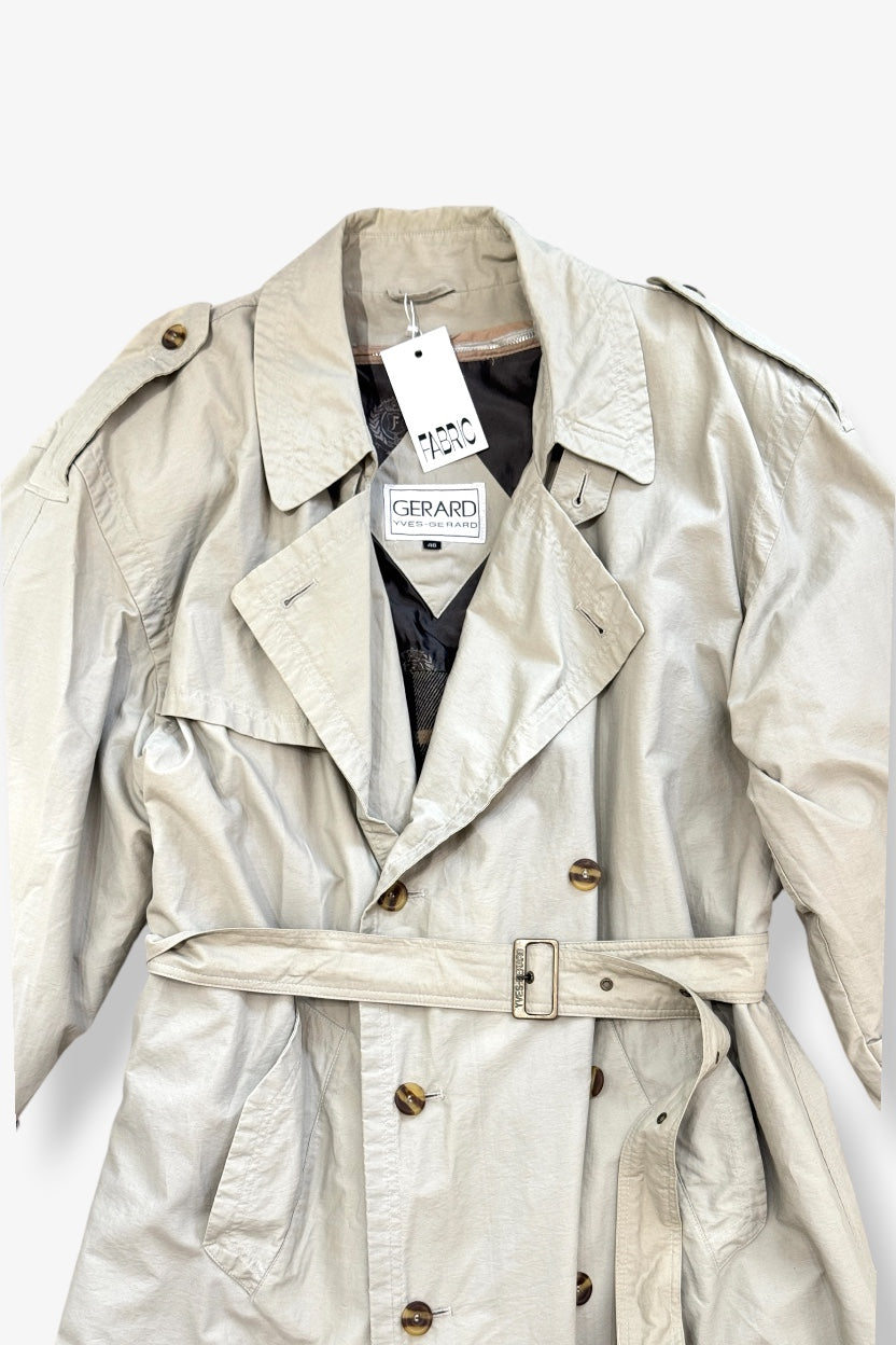 Dark Cream Trench Coat