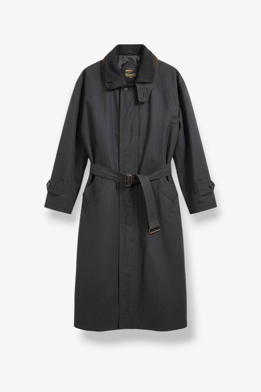 Bugatti Dark Gray Trench Coat
