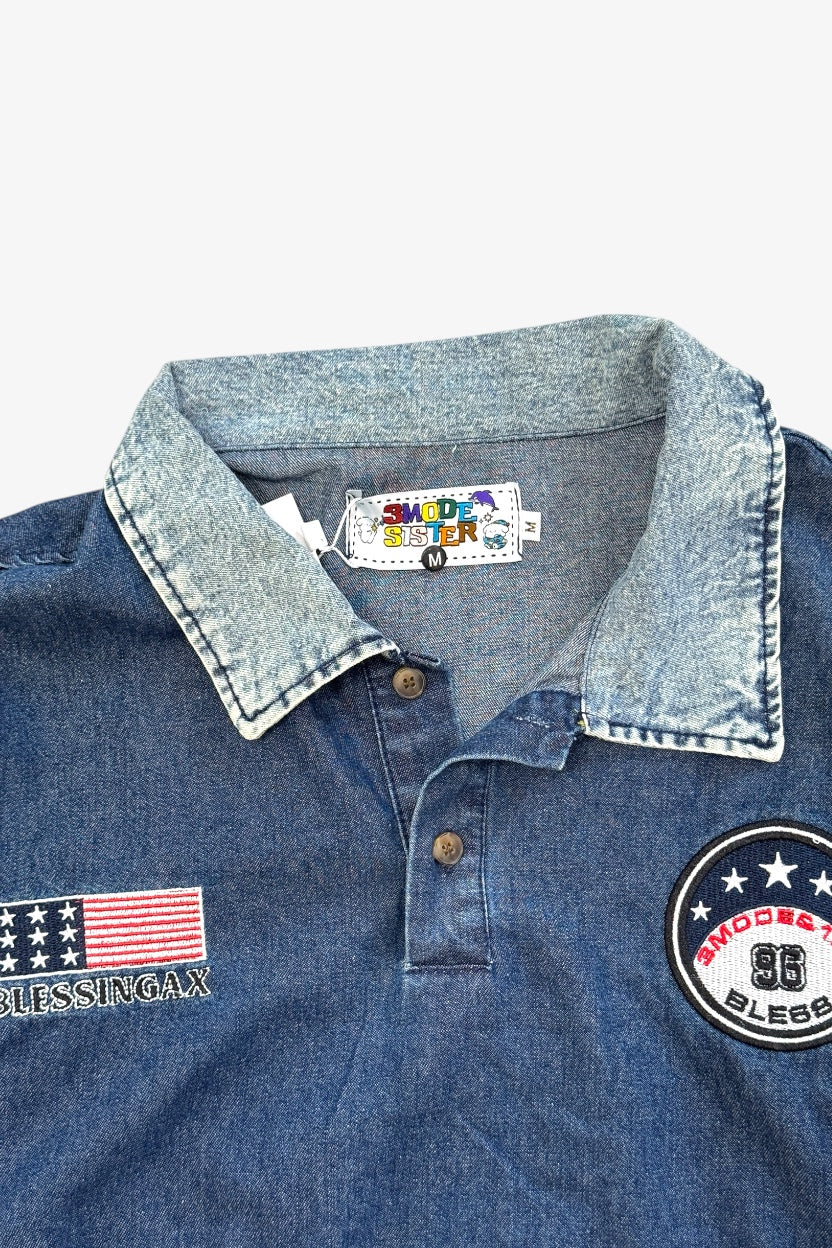 Denim Boxy FIt Shirt