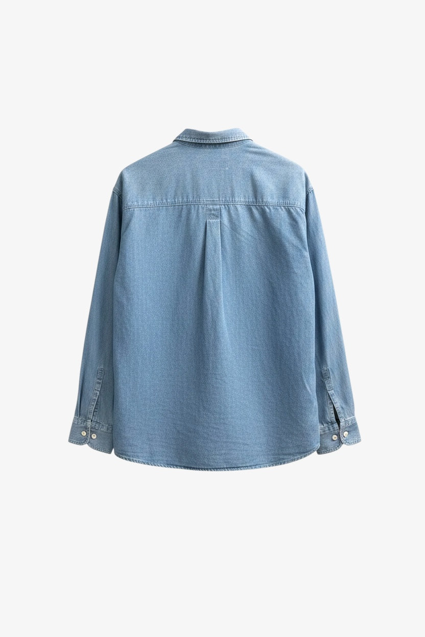 Light Blue Western Shirt