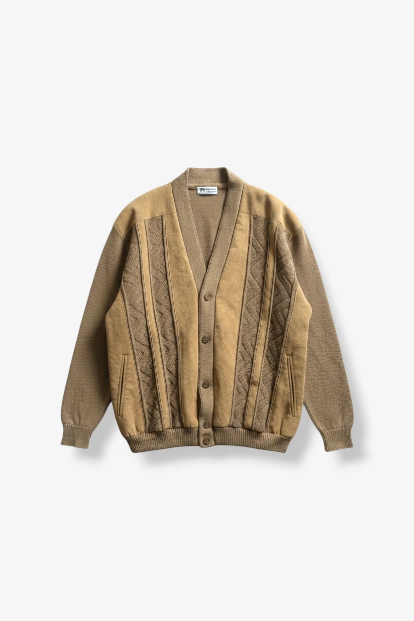 Camel Knitted Cardigan