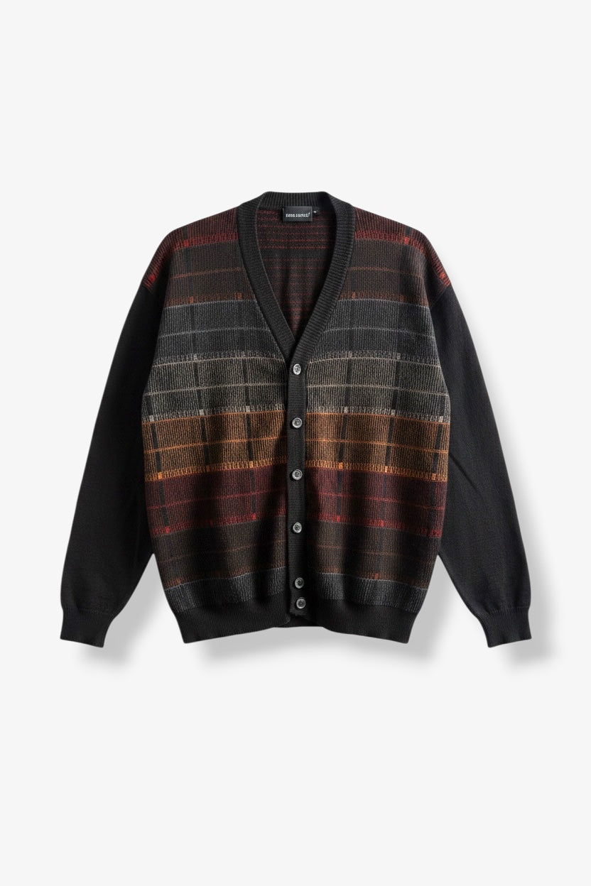 Striped Knitted Cardigan
