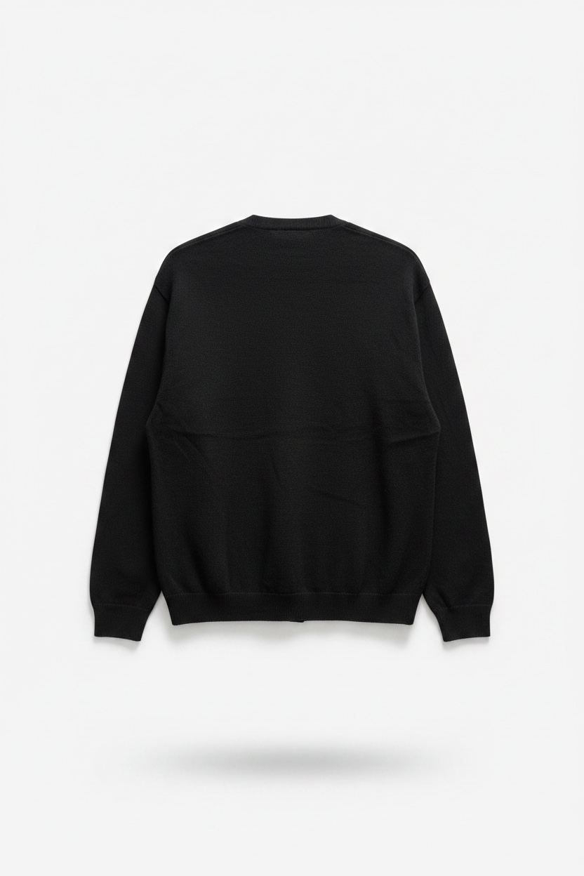 Black Knitted Cardigan
