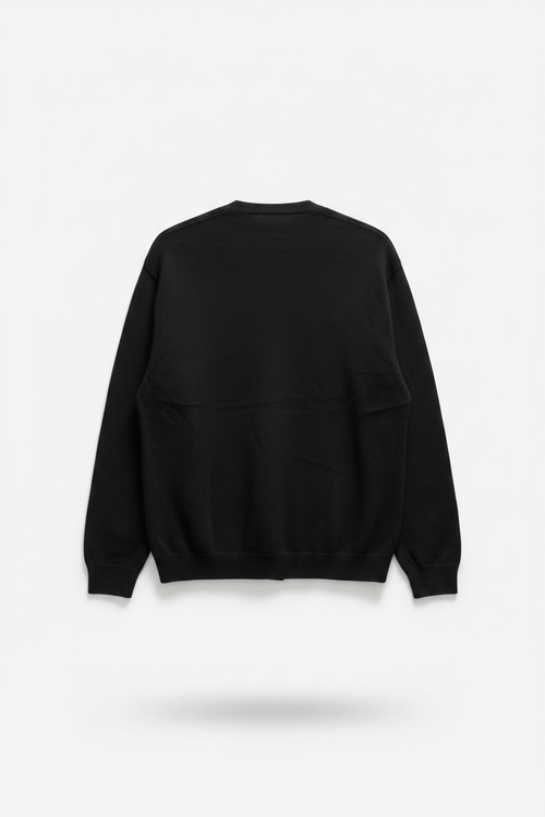 Black Knitted Cardigan