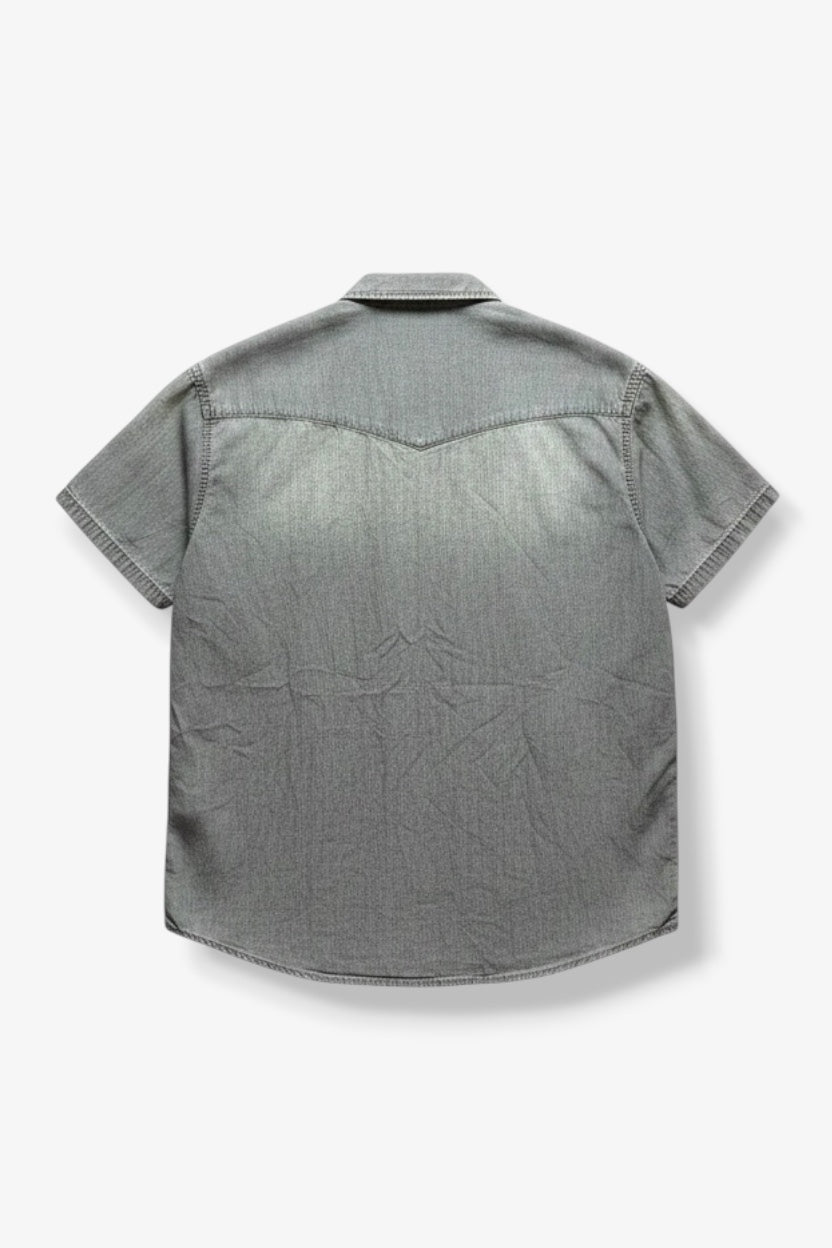 Denim Short Sleeve Shirt