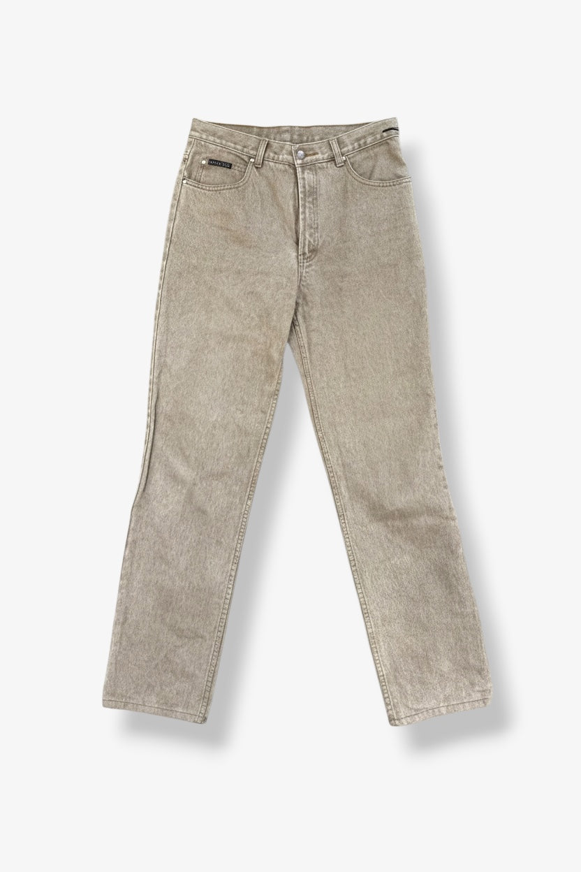 Straight Fit Washed Jeans