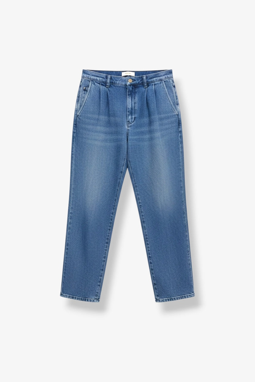 Straight Fit Washed Jeans