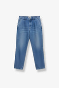 Straight Fit Washed Jeans