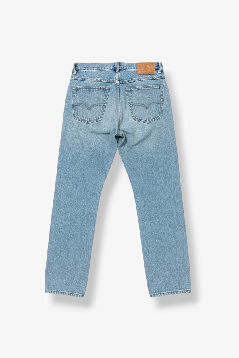 Straight Fit Washed Jeans