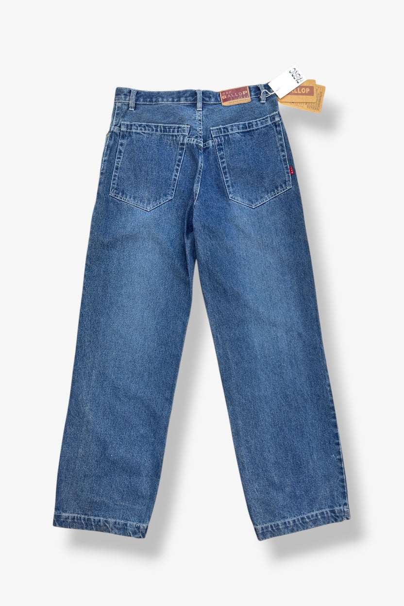 Wide Leg Washed Jeans