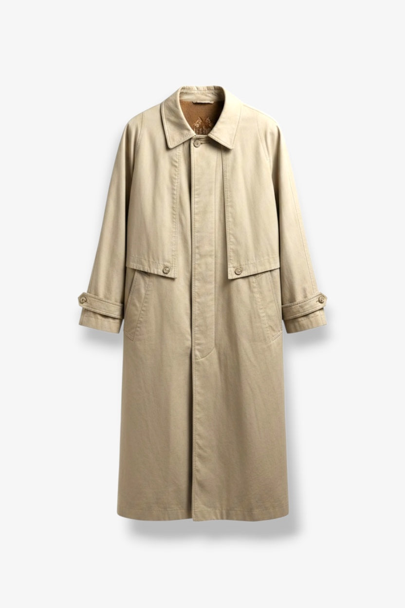 Dark Beige Trench Coat