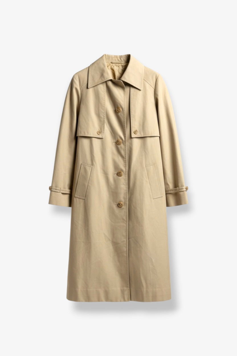 Dark Beige Trench Coat