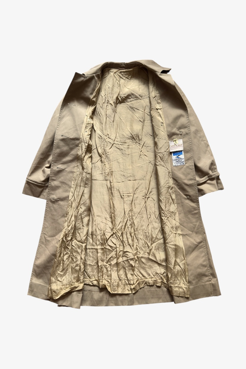 Dark Beige Trench Coat