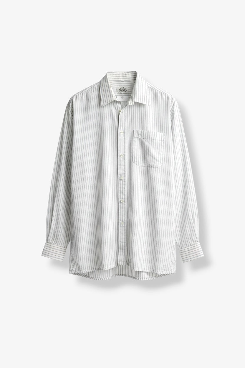 Striped White Shirt