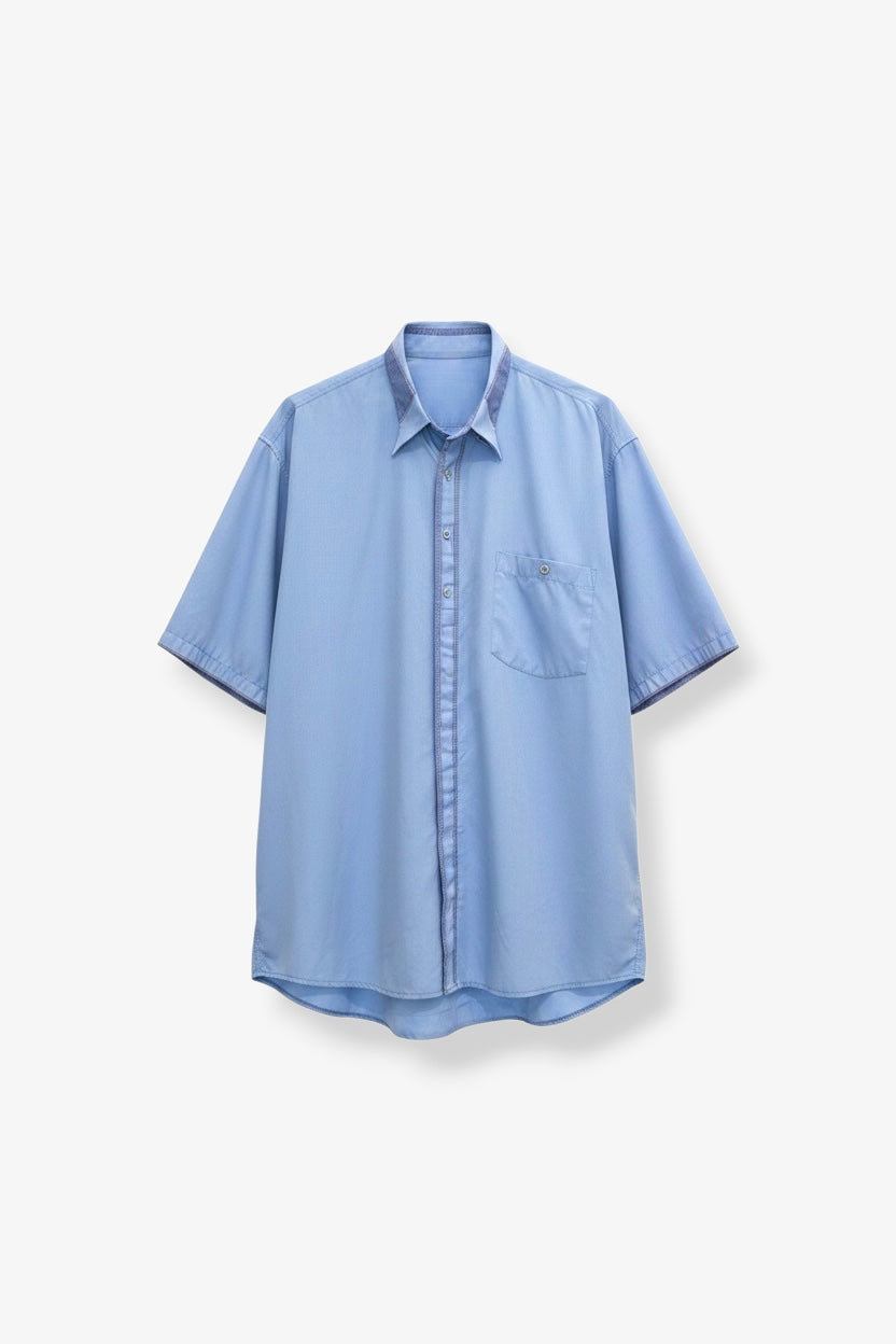 Dusty Blue Short Sleeve