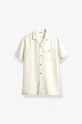 Cream Linen Short Sleeve