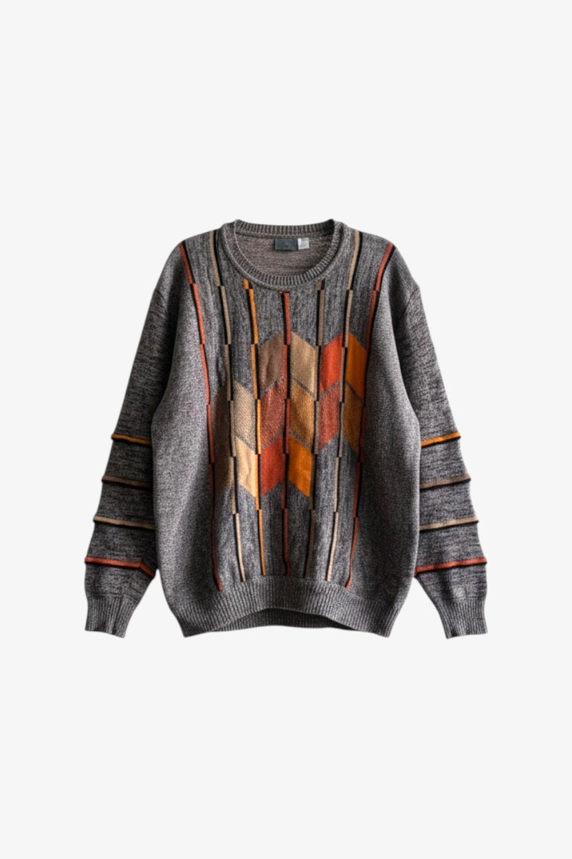 Geometric Crew Neck