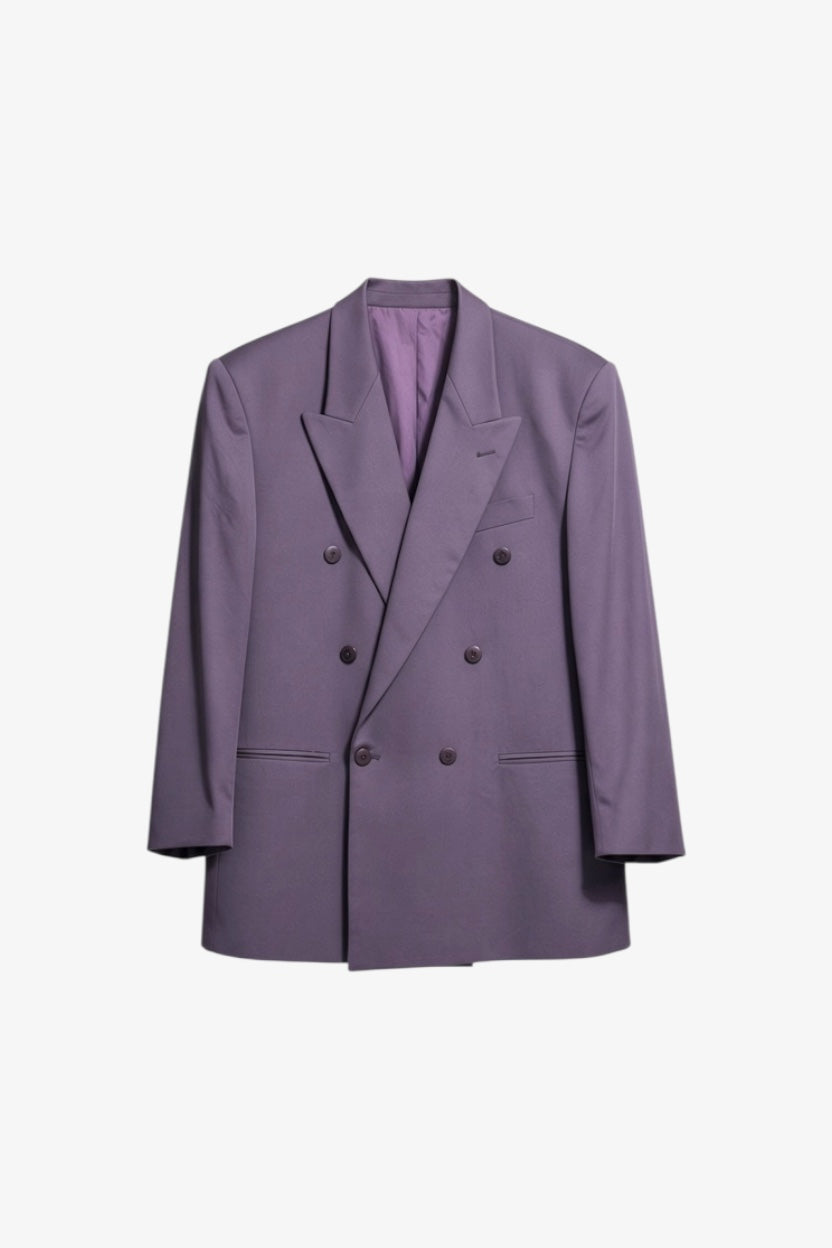 Aubergine Double Breasted