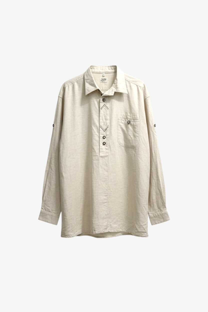 Dark Cream Overshirt