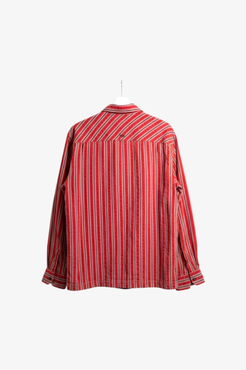 Cherry Red Striped