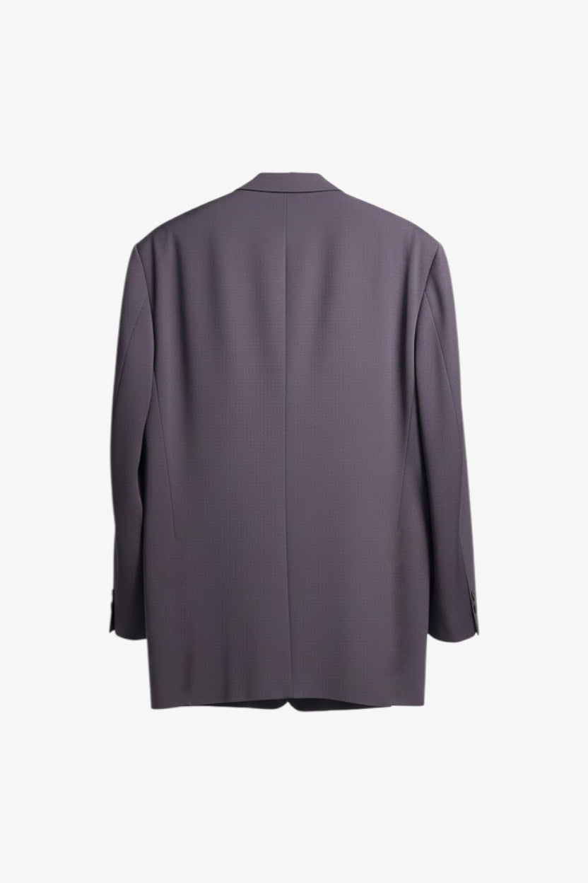 Aubergine Double Breasted