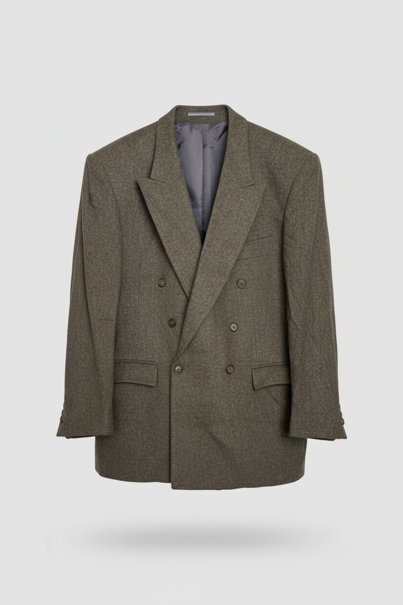 Olive Cross Button